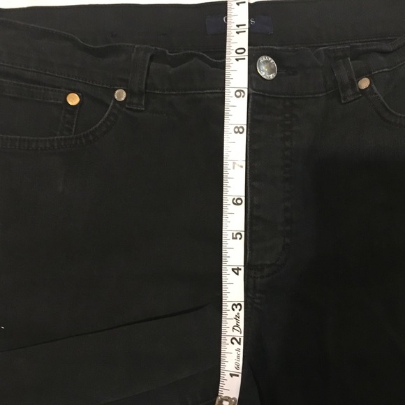 CHAPS Petite Black Bootcut Jeans Women's Size 12P Cotton Stretch Denim - Picture 6 of 8
